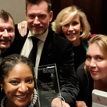 We won Best SME Business at the Kensington & Chelsea Awards
