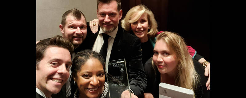 We won Best SME Business at the Kensington & Chelsea Awards