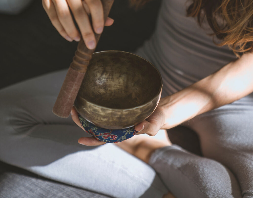 Sound Bath and Cacao in the Studio